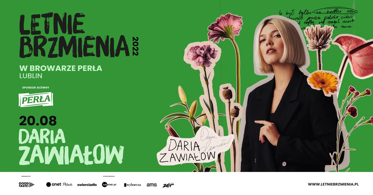 Daria Zawiałow wystąpi na Letnich Brzmieniach w Lublinie - Lubelski.pl - portal lifestyle
