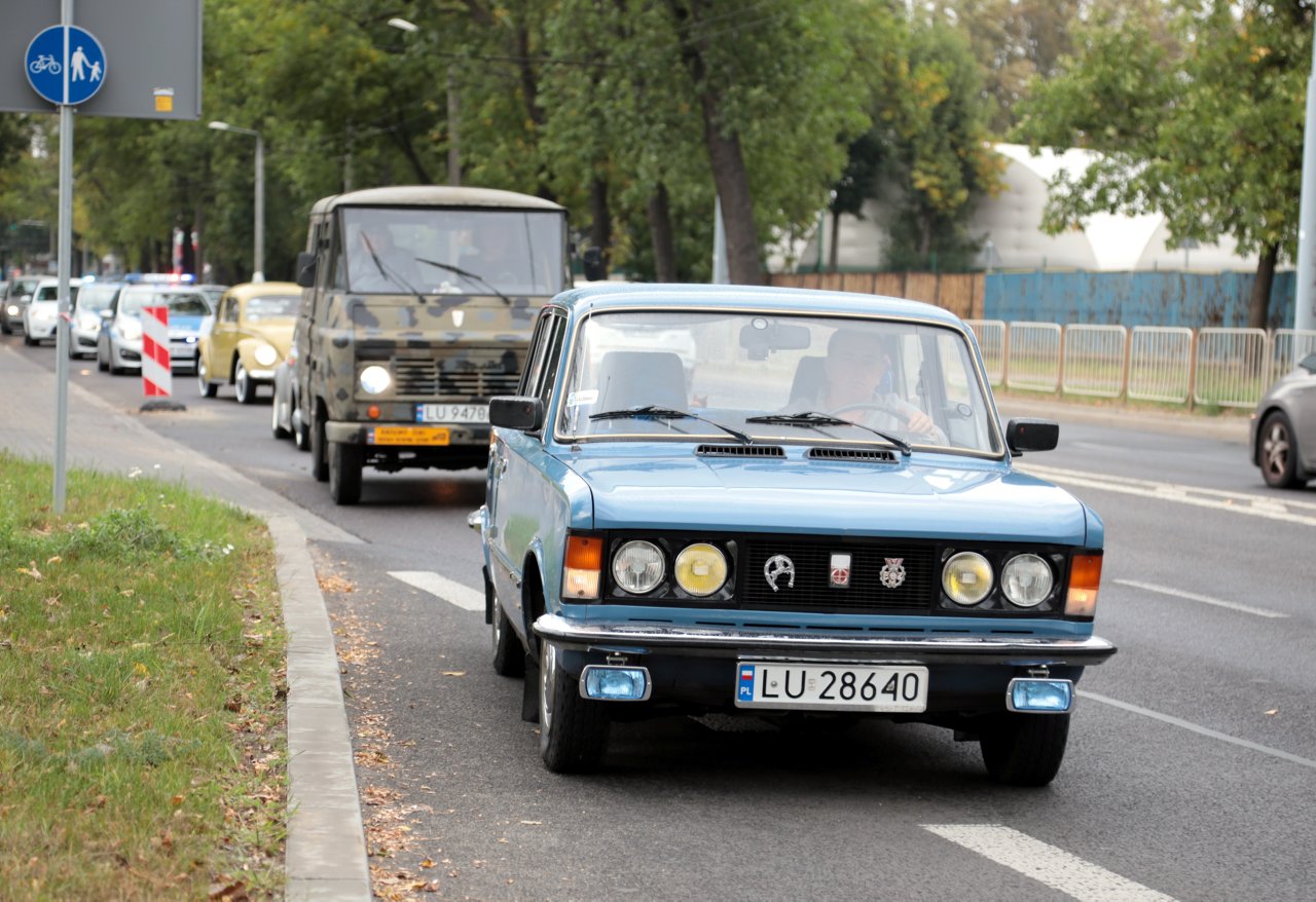 Parada samochodów i motocykli na ulicach Lublina (zdjęcia)