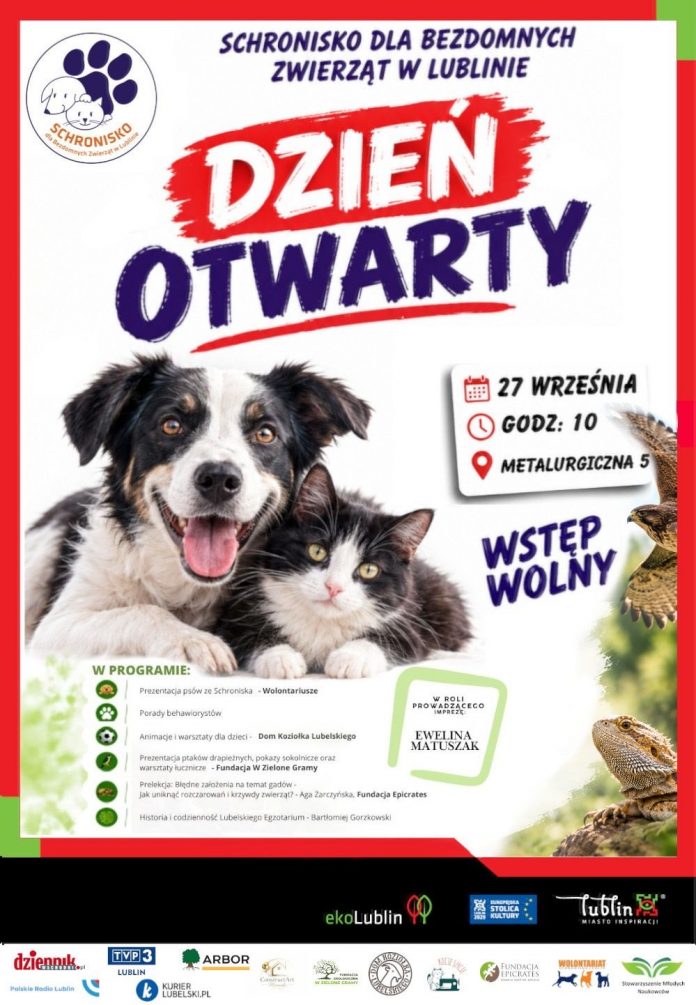 Dzień otwarty plakat, Schronisko, 27-09-2026